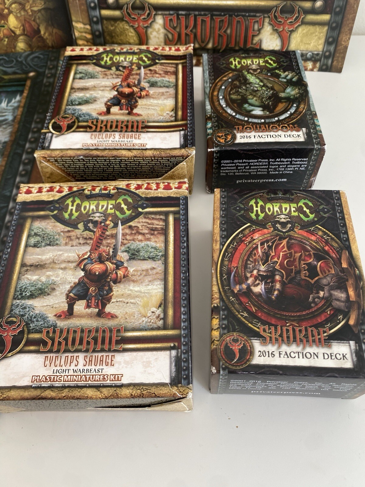 Privateer Press Hordes Primal Skorne Trollbloods Miniature Rulebook Big Lot!