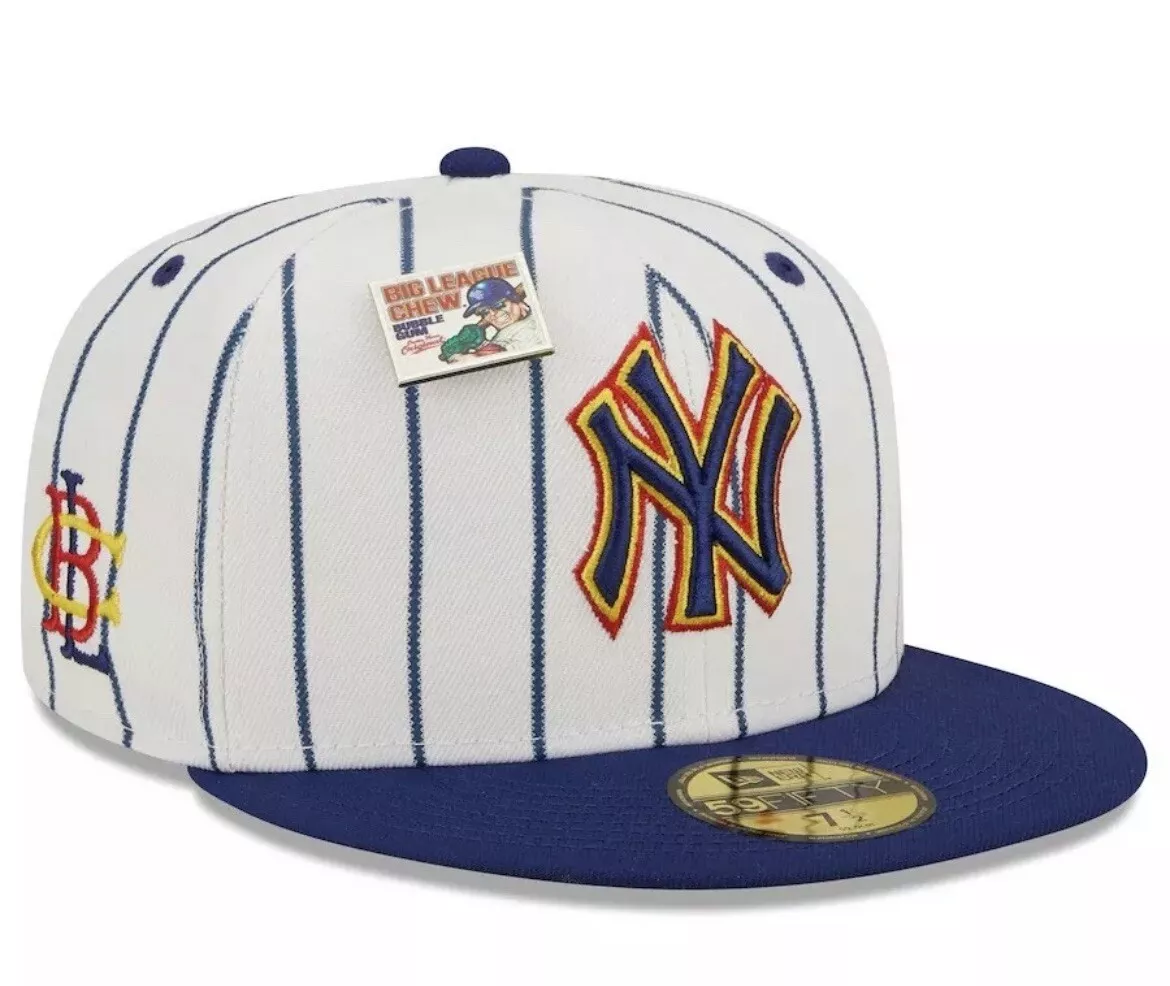 New Era x Big League Chew New York Yankees Fitted MLB Hat Size 7 3/8 With LE Pin