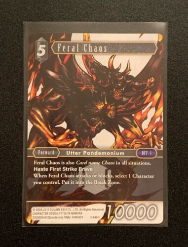 Feral Chaos 3-148H - Hero - Opus 3 - Final Fantasy TCG - Picture 1 of 3