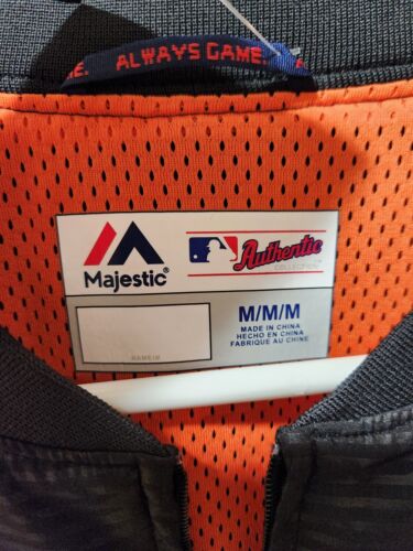 MEDIUM - Baltimore Orioles vented JACKET Majestic Cool Base Authentic dugout BP - Picture 4 of 6