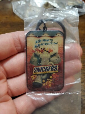 Snickers Candy Bar Keychain ,Vintage Collectible Elephant Key chain | eBay
