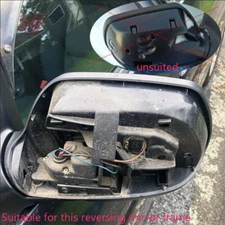 Fit For Mazda 3 2003-2009 Unpainted Left Rearview Door Mirror Cover Shell Case