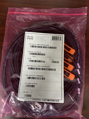 Cisco QSFP-4SFP10G-CU3M QSFP to 4xSFP10G Passive Copper Splitter Cable, 3M