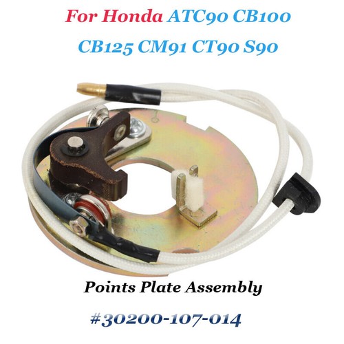 Sell HONDA ATC90 CA175 CL100 CL125 CB100 CB125 CB200 XL100 CONTACT POINT NOS JAPAN In Vintage - Foto 5