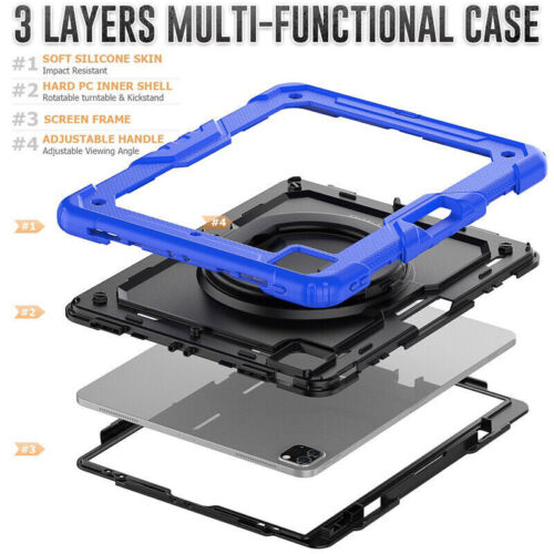 Funda protectora para iPad Pro 12.9/11 Pro/Air 5/4/10.2/10.5/Air3/9.7/Mini6 con soporte - Imagen 8 de 40