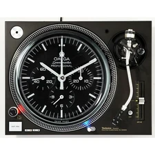 DJ Luxury Watch Face's #1 Slipmat Turntable 12" LP Record Player, DJ Audiophile