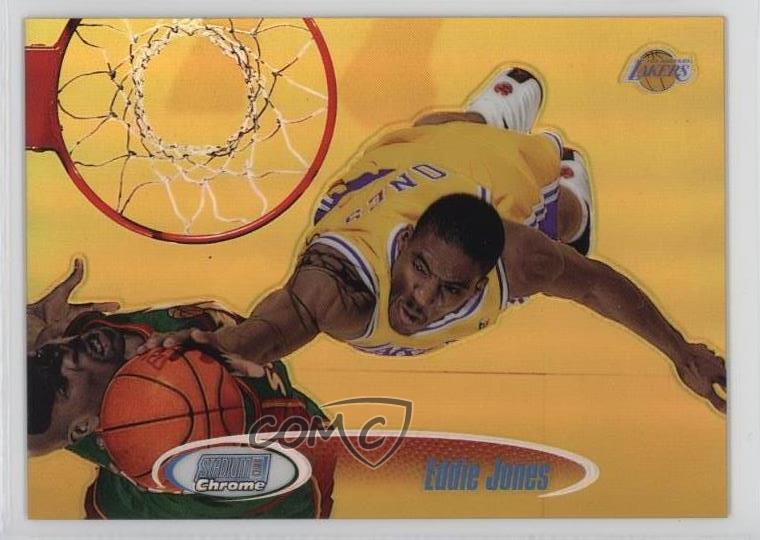 1998-99 Topps Stadium Club Chrome Refractor Eddie Jones #SCC21