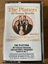 40 Famous Records Cassette No. 3 By The Platters Cassette, 1985, SMI Soul Pop