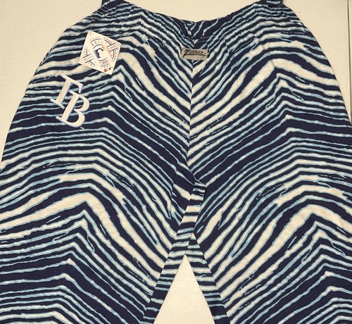 Zubaz MLB Tampa Bay Rays Zebra Printed Athletic Lounge Pants Sweats Men Sz S NWT - Picture 5 of 8