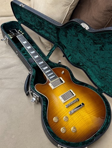 Eastman SB59L-GB Lefty Solid Body Electric in Goldburst w/ Hard Case & Setup - Picture 11 of 13