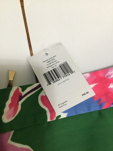 NWT Kate Spade New York Skirt The Rules Blooms Marit Skirt Luckygreen Size 12 - Picture 5 of 11