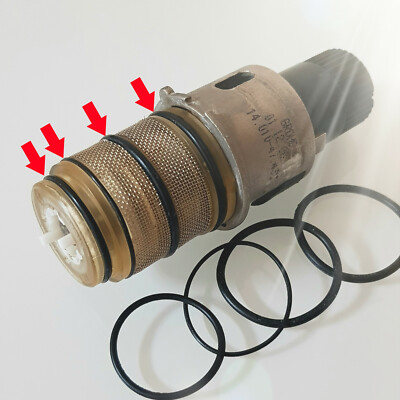 Dichtungsset für GROHE 47439000 Thermostat-Kompaktkartusche Grohtherm Veris