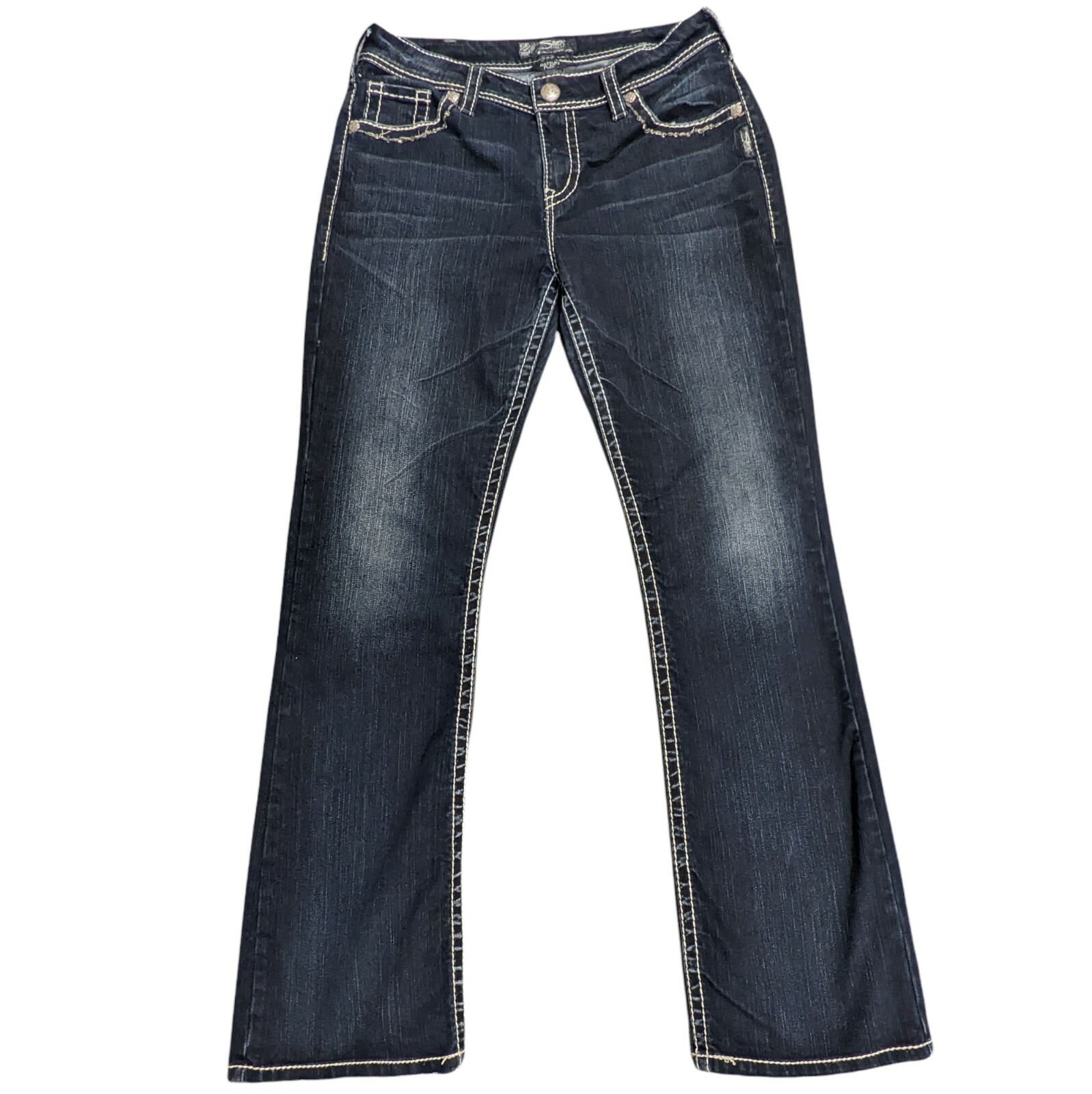 Silver Jeans Women Size W31/L33 Natsuki Flap Bootcut Jeans Inseam 32