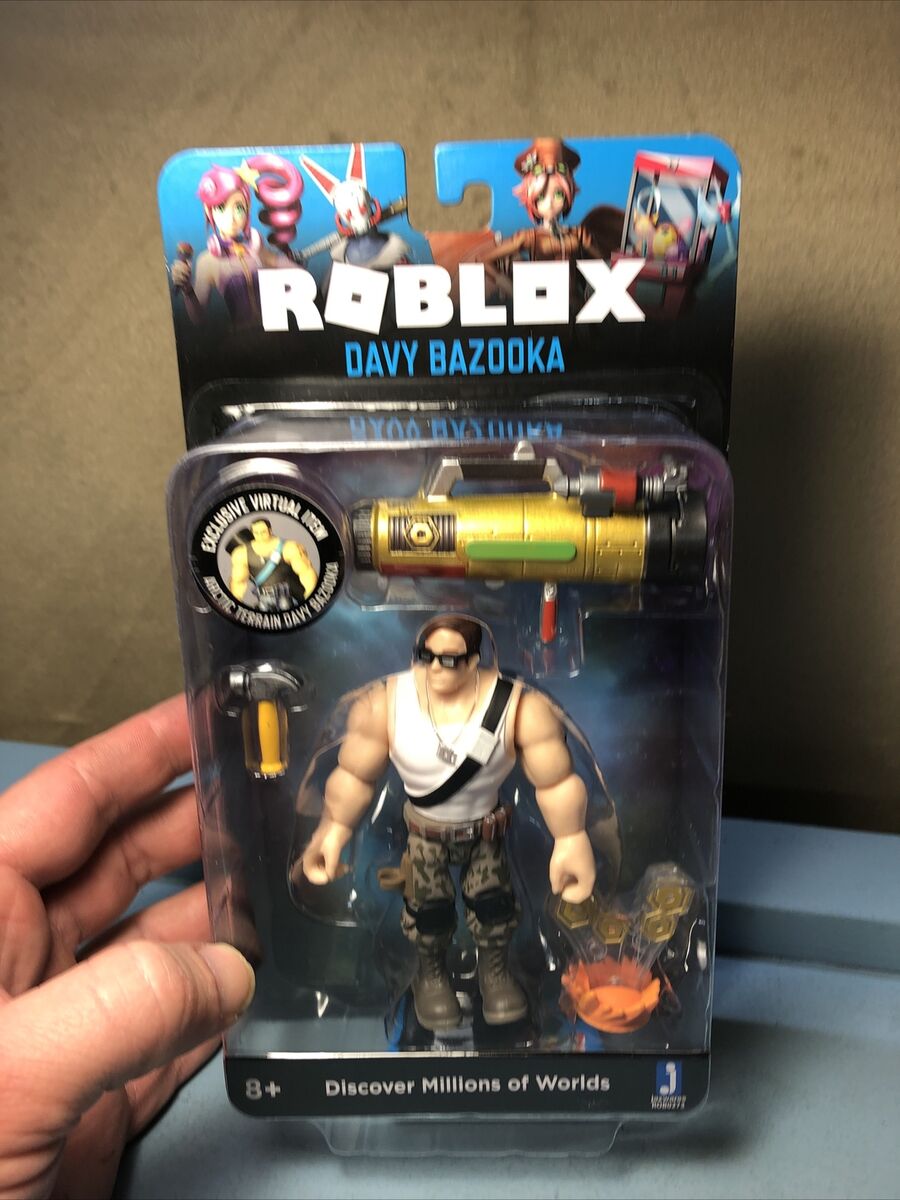 ROBLOX Imagination Collection DAVY BAZOOKA Core Pack Mini Figure SHIPS  FAST!!!