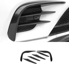For Benz GLC X253 2016~2019 Splitter Fins Front Bumper Canards Lip Carbon Fiber