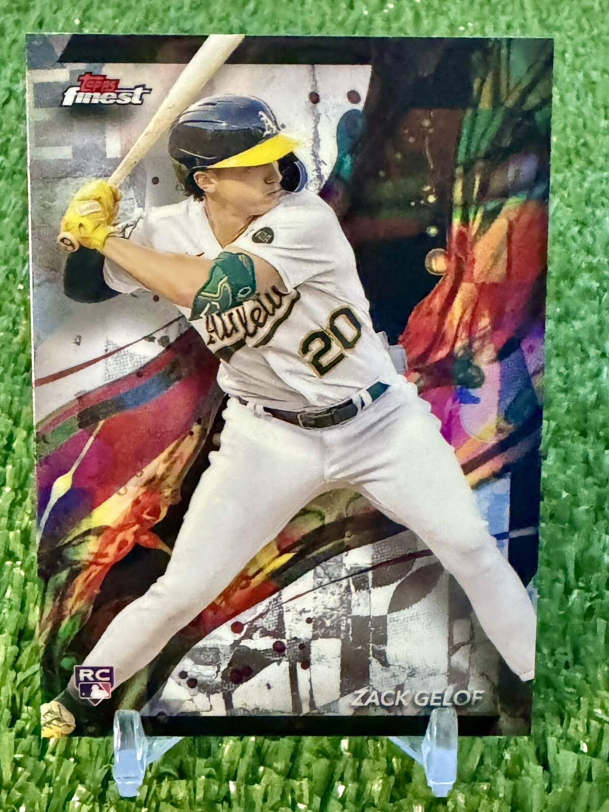 2024 Topps Finest Zack Gelof Rookie RC #59 Common Oakland A’s