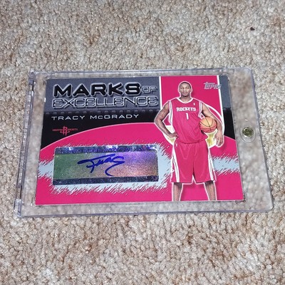 2004 Topps Tracy McGrady Autograph Marks of Excellence Auto SSP 