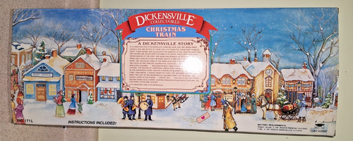 1992 Dickensville Collectables Christmas Train with Musical Station House - Picture 2 of 5