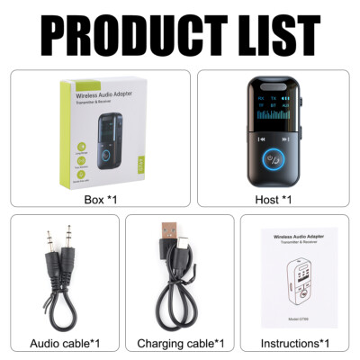 Bluetooth 4.1 Adapter 3.5 Mm Jack Aux Audio Ontvanger Kit Voor Auto Handsfree Bluetooth Converter Met Tf Kaartlezer Wit