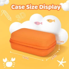 Kids 3D Pen Storage Case Portable Box For SCRIB3D P1 3DPrinting Pen with Display