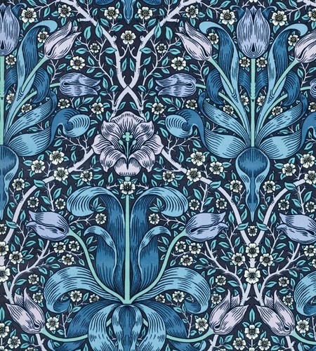 MORRIS & CO SPRING THICKET VELVET Fabric 128cm W x 96cm Long RRP £179/M - Picture 9 of 9