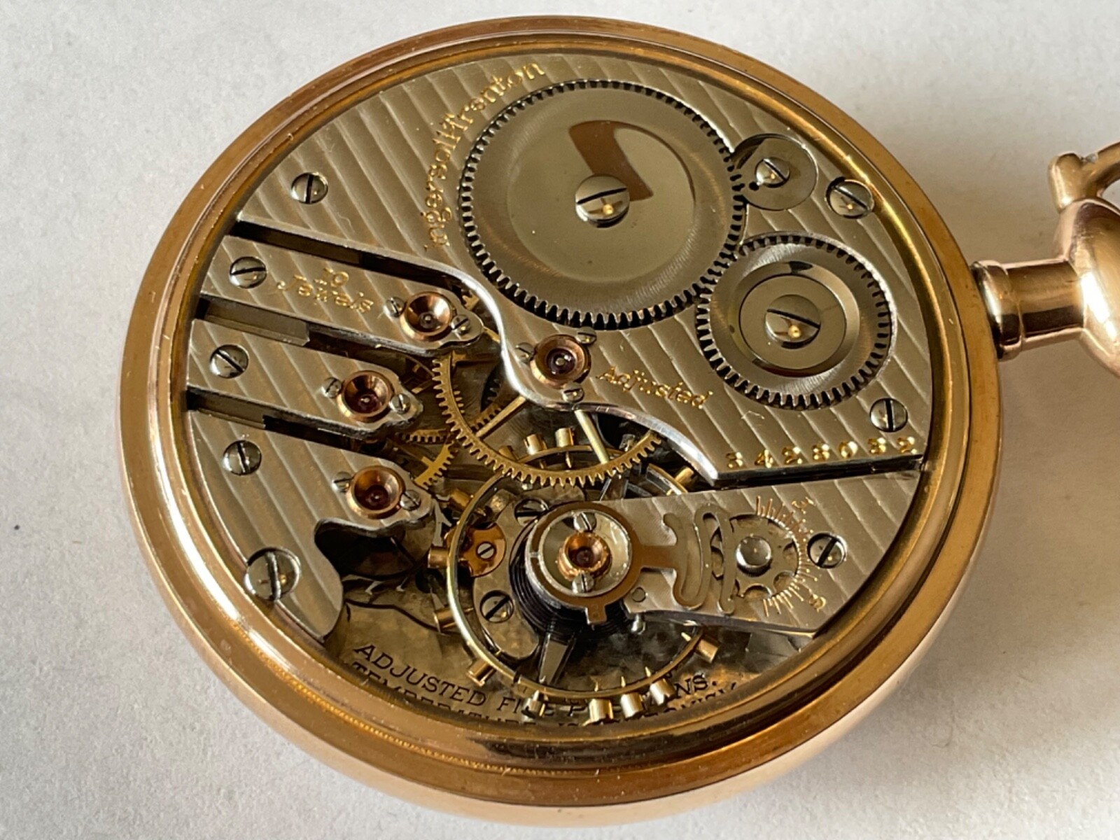 Trenton Watch Co. Grade 19 Jewels Pocket Watch image 1