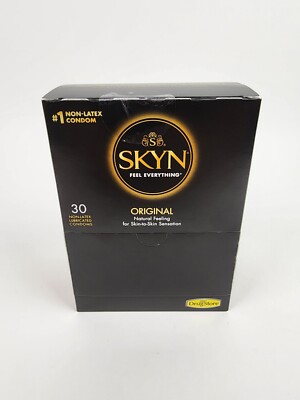 Lifestyles SKYN Original Sensitive Non-Latex Polyisoprene Lubricated Condoms 30 