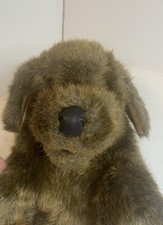 Folkmanis FolkTails Sitting Brown Puppy Dog 15 Realistic Plush Hand Puppet