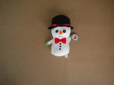 Christmas Snowman Black Hat Plush Toy A&A Global Industries New W/Tag 2022