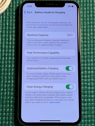 Apple iPhone X - 64GB - Silver (Unlocked) A1865 (CDMA + GSM) - Afbeelding 9 van 10