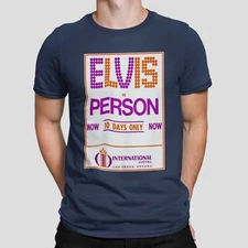 Elvis Presley vintage Las Vegas concert poster t-shirt