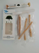 6 Pack Miswak Sticks with 1Holder- Natural Toothbrush Whitening Kit-100 Organic