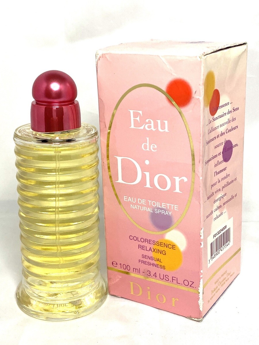 Eau de Dior Coloressence Relaxante スプレー Dior Coloressence Relaxing Sensua By Dior l 3.4fl.oz Eau De