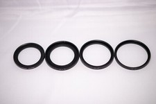 Stack of Bower Lens Adapter Rings 46mm-58mm