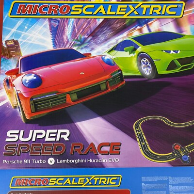 Micro Scalextric Super Speed Race Porsche vs Lamborghini ERSATZTEILE ERWEITERUNGEN