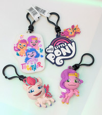 My Little Pony The Movie Figural Foam Bag Clip Blind Bag Keychains lot of 5