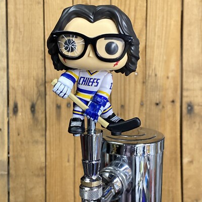 Slap Shot Hockey Mini Beer Tap Handle Charlestown Chief Steve Hanson Slapshot 17