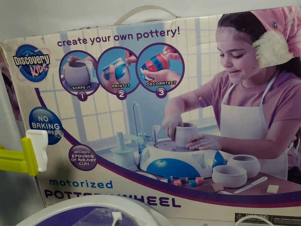 Roda de cerâmica motorizada Discovery Kids, idades 8+, - Imagem 3 de 4