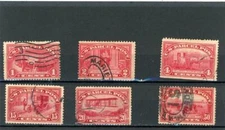 United States 1913 Parcel Post Scott# Q1//Q10 Canceled