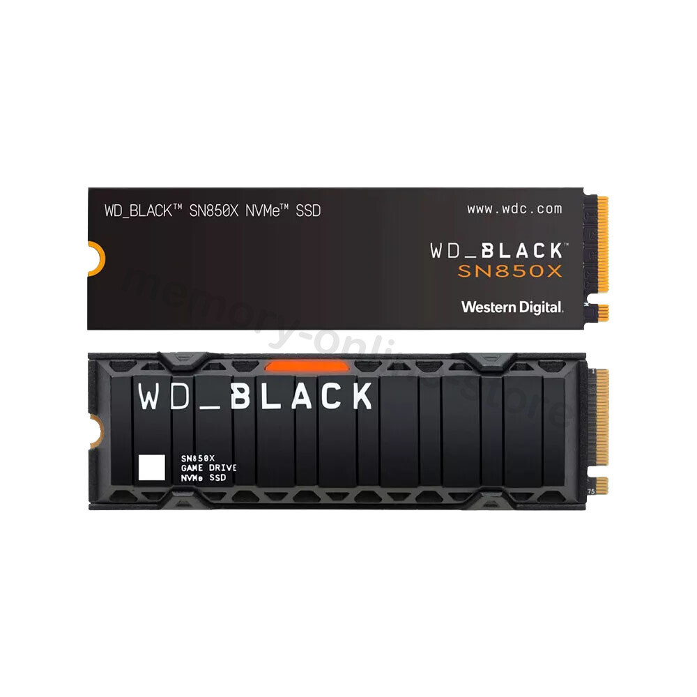 WD BLACK SN850X 1TB 2TB 4TB SSD M.2 2280 PCIe 4.0 x4