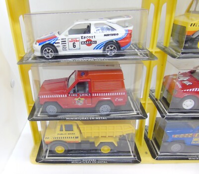 Présentoir 10 Modèles Guisval 1/43 - TP Dépannage Secours Pompier - Boîte D'origine
