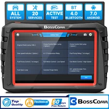 BOSSCOMM IFIX980 Active Test OBD Scanner ECU Coding Key Programming Diagnostic