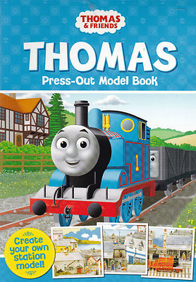Thomas The Tank Engine Press-out Model Book New Create your own