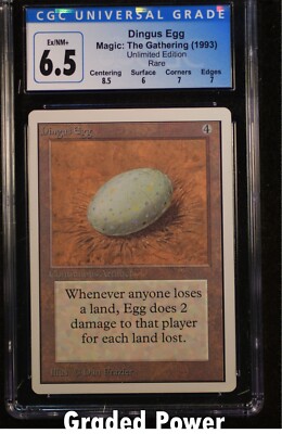 Unlimited Dingus Egg CGC 6.5 (9041) Magic MTG | eBay