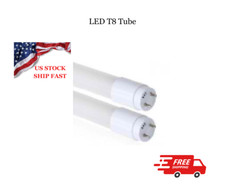 T8 frosted 4FT LED Tube Light Bulbs 20W 5000k SET OF 25