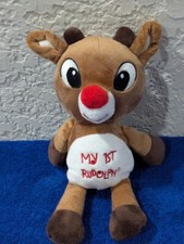 Rudolph The Red Nosed Reindeer Christmas Plush 10" My 1st Rudolph Baby '2022