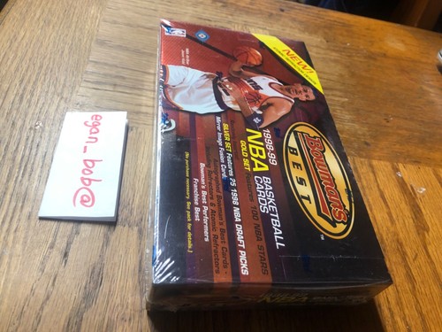 1998-99 Bowman Best Sealed Basketball Box Rookies, Gold Silver. Atomrefraktor - Bild 3 von 7