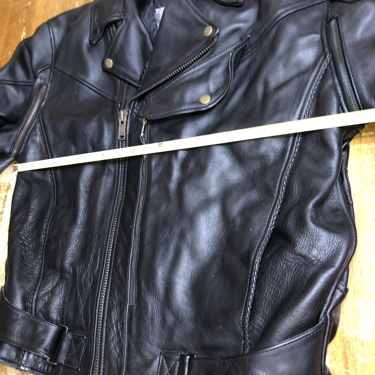 Vintage Unik Premium Heavy Quality Leather Motorcycle Jacket