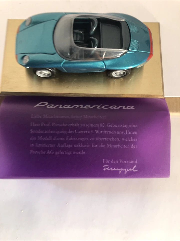 RARE!!! PanAmericana LTD Porsche Sep 19th 89 80th BD Ferry Porsche EXEC gift - Image 2 of 4