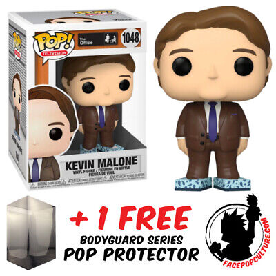 FUNKO POP THE OFFICE KEVIN MALONE TISSUE BOX SHOES #1048 EXCLUSIVE + PROTECTOR | eBay